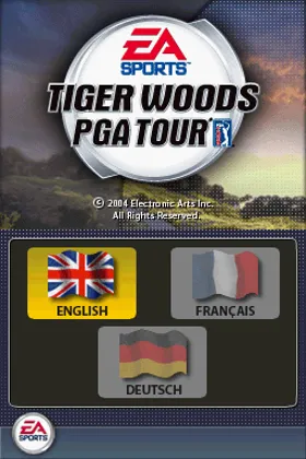 Tiger Woods PGA Tour (Japan) screen shot title